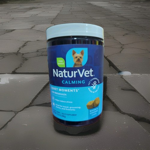 Naturvet Calming 180 Ct Bacon & Chicken Flavor BBB 10/2028