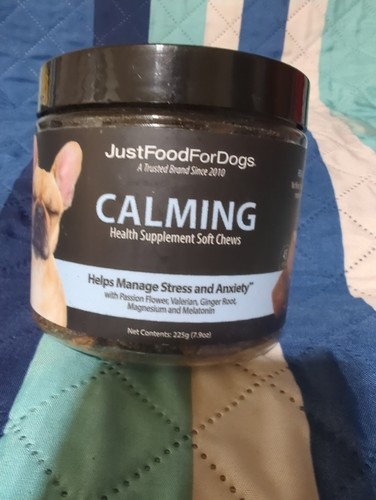 JustFoodForDogs Calming 45 Chews 10/26