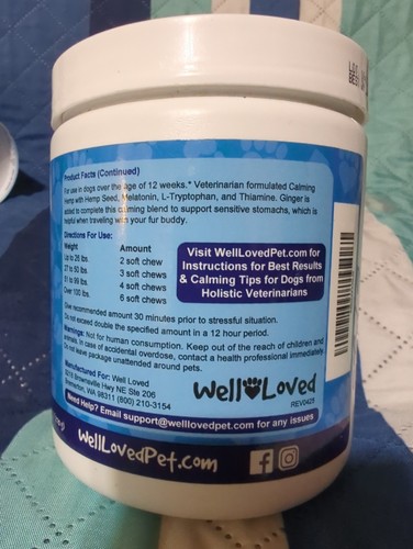 Calming Chews for Dogs - Holistic Ingredients, 90 Count - photo 2