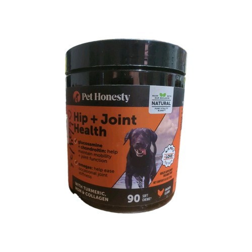 Pet Honesty Hip + Joint Health 90 Chews Chicken Flavor