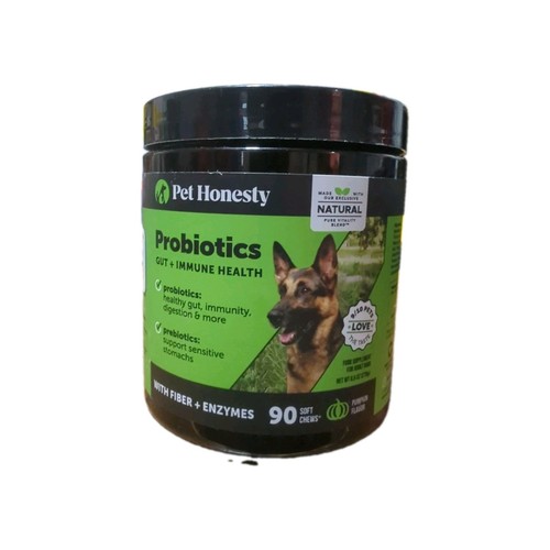 Pet Honesty Probiotics Gut Immune Health 90chews BB 12/09/26