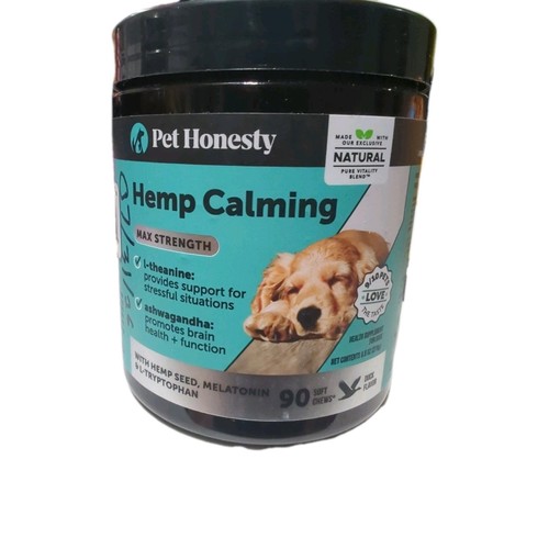 Pet Honesty Hemp Calming Max Strength EXP 7/31/26