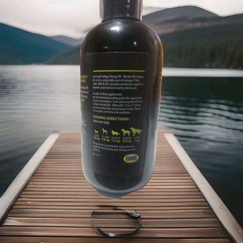 Justfoodfordogs Omega Oil Plant Based Marine Microalgae Oil 8oz - photo 2
