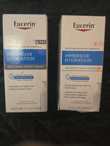 2 Pack Eucerin PM & AM Immersive Hydration Lotion