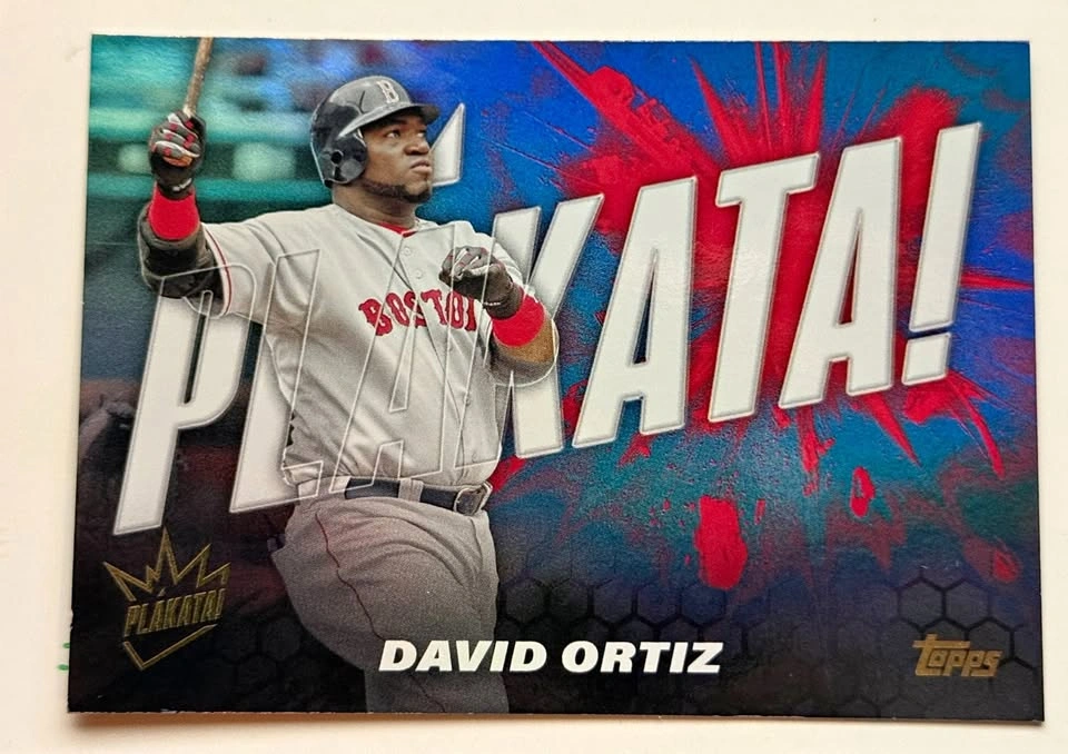 2025 Topps David Ortiz "Big Papi" Plakata! SSP #PLAK-16