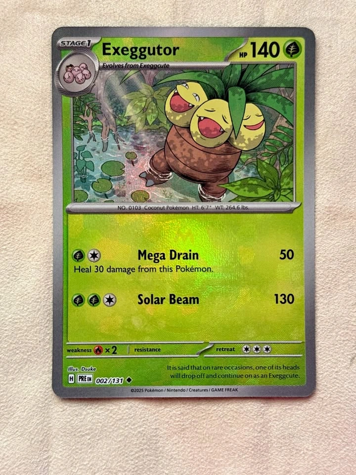 Exeggutor 002 Masterball Prismatic