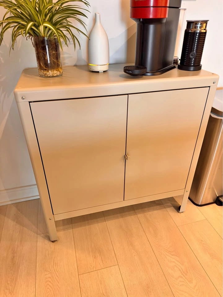 IKEA KOLBJÖRN Indoor/Outdoor Metal Storage Cabinet – Beige