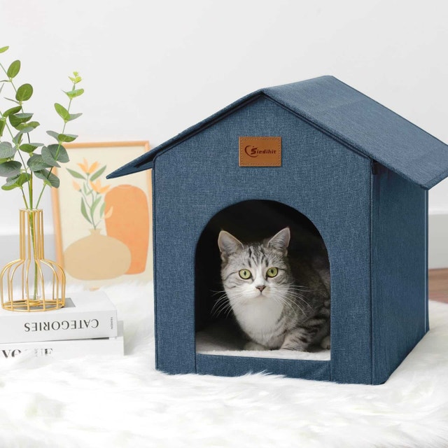Siedihit Insulated Outdoor Cat House – New/Unused – Waterproof
