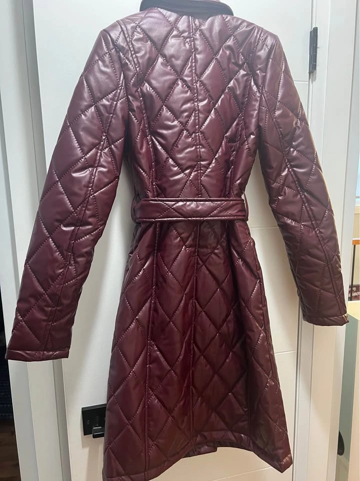 Faux leather coat xs - photo 2