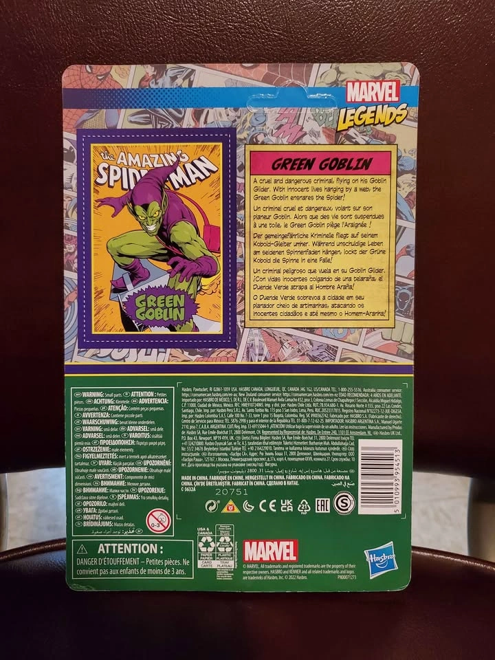 Green Goblin Marvel Legends Retro 3.75" Action Figure - photo 2