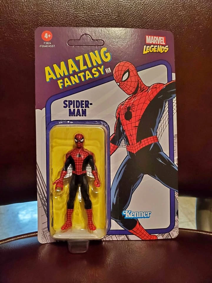 Amazing Fantasy Spiderman Marvel Legends Retro 3.75" Action Figu