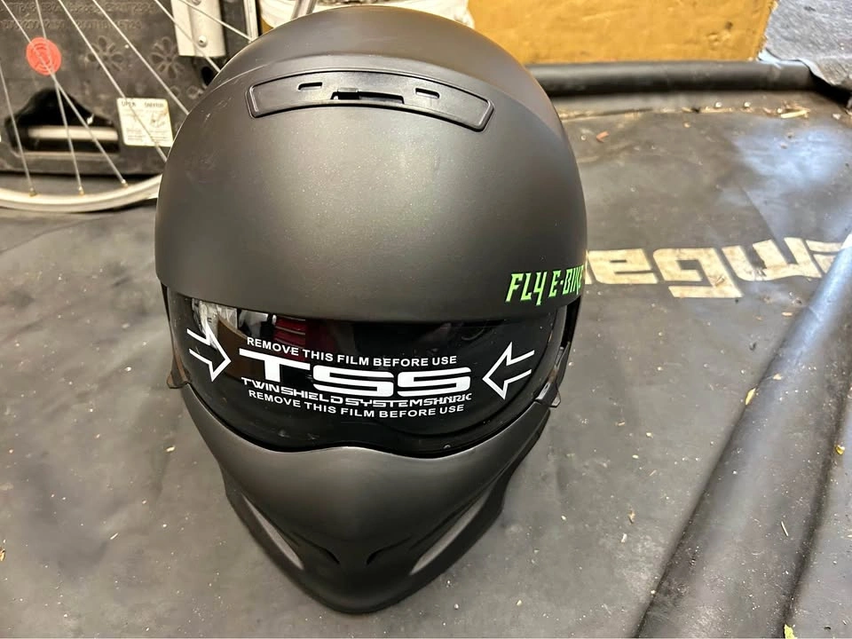 Brand new XL Matte Black Motorcycle Helmet