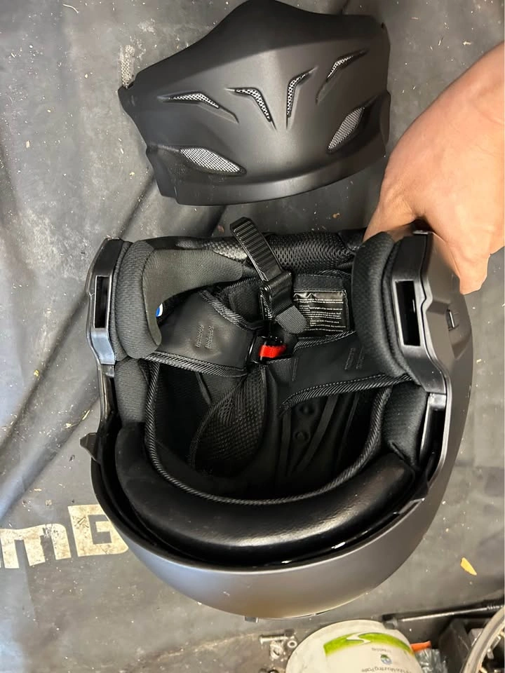 Brand new XL Matte Black Motorcycle Helmet - photo 5