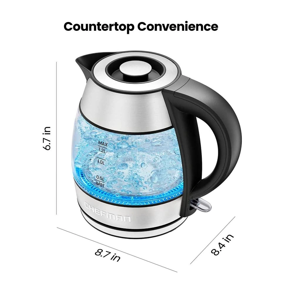 Brand New Chefman Fast-Boil 1.2L Kettle