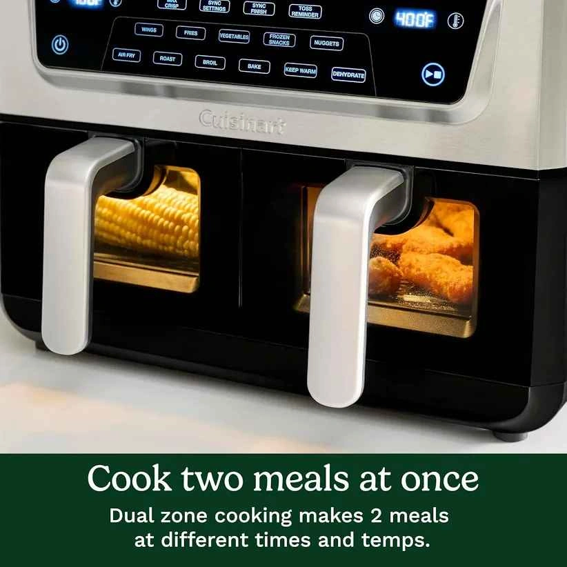 Brand New Cuisinart Dual Zone Air Fryer 11QT Total Capacity - photo 3