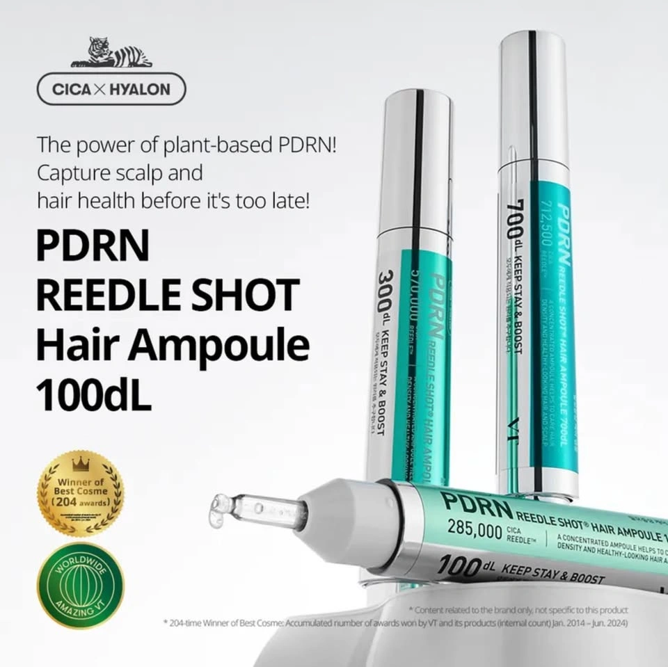 Authentic VT PDRN reedle shot Hair Ampoule 100dL - photo 2