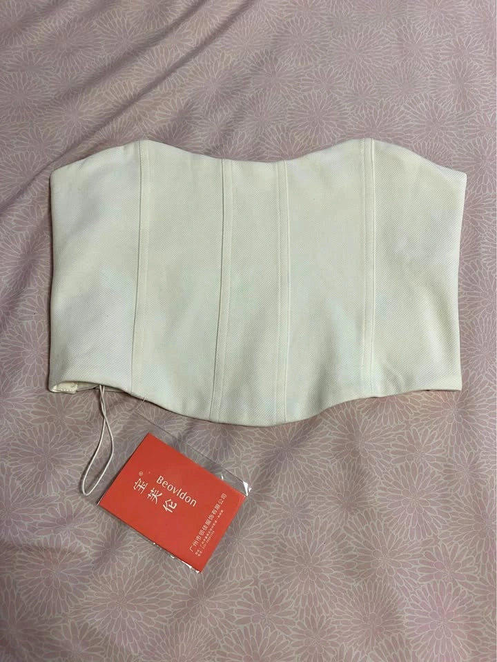 Beovldon White Corset Top