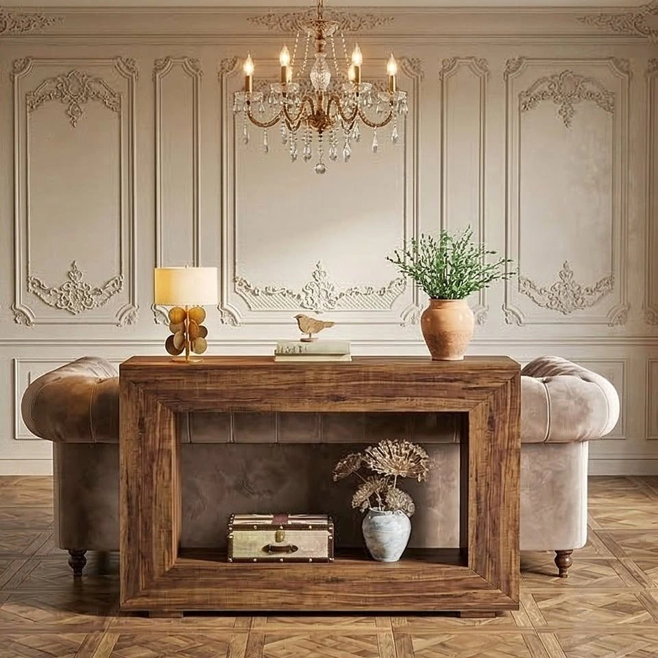 C1196 ST010 Entryway Sofa Table with Storage Shelf $98