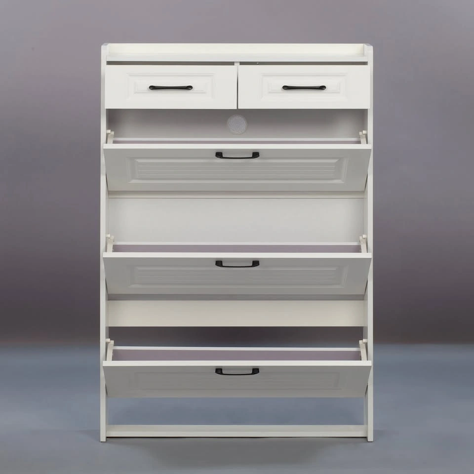 Simply Modern Shoe Cabinet with Drawer and Top Storage - photo 5