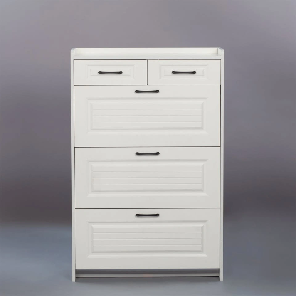 Simply Modern Shoe Cabinet with Drawer and Top Storage - photo 3
