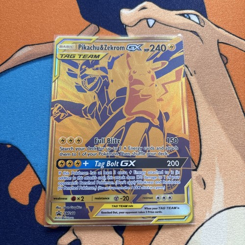 Pokémon TCG Pikachu & Zekrom GX Tag Team Black Star Promo - photo 3