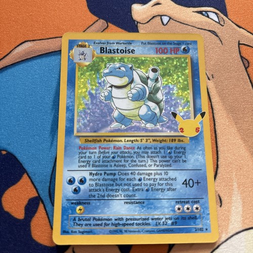 Blastoise 2/102 - Celebrations Classic Collection Pokemon TCG NM