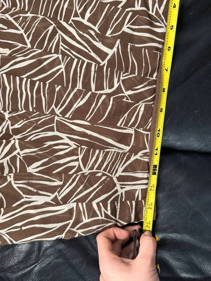 Josephine Chaus Vintage Brown And White Midi Skirt Size Small - photo 3
