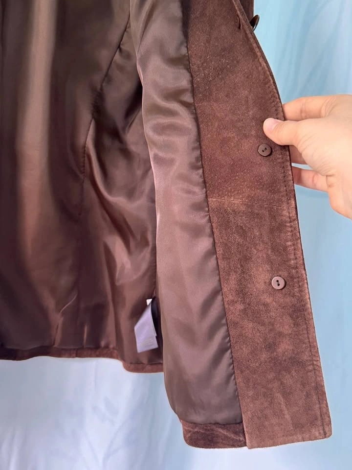 Liz Claiborne 100% suede brown jacket - photo 4