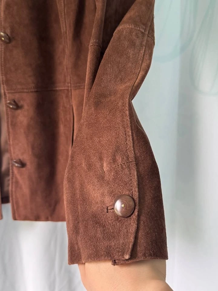 Liz Claiborne 100% suede brown jacket - photo 5