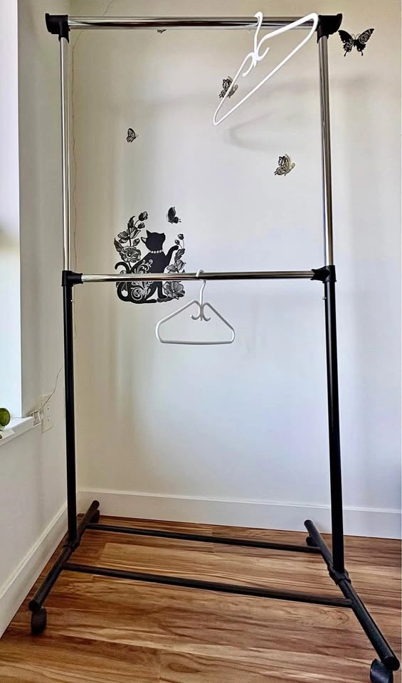 Double Rod Clothes Rack