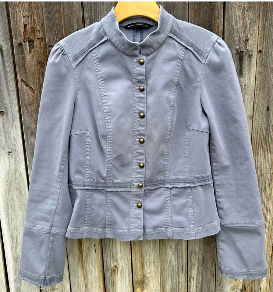 White House Black Market Military Style Women’s Jacket (Size 8)