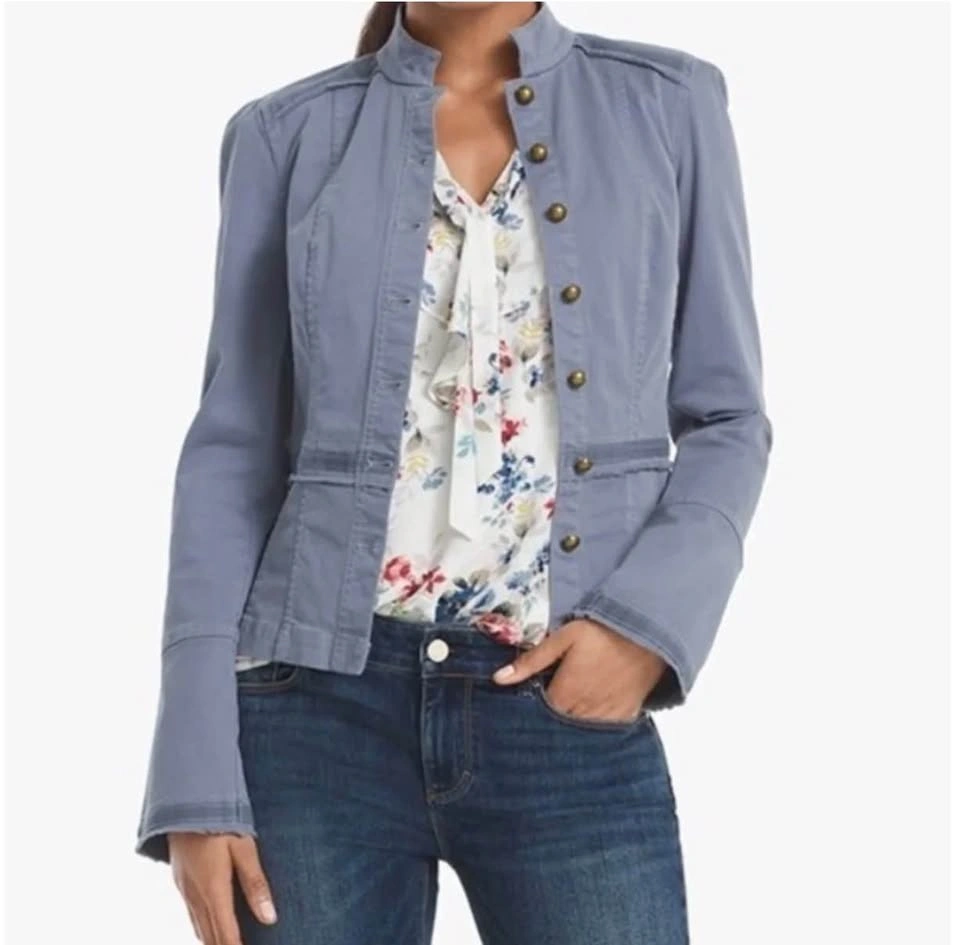 White House Black Market Military Style Women’s Jacket (Size 8) - photo 2