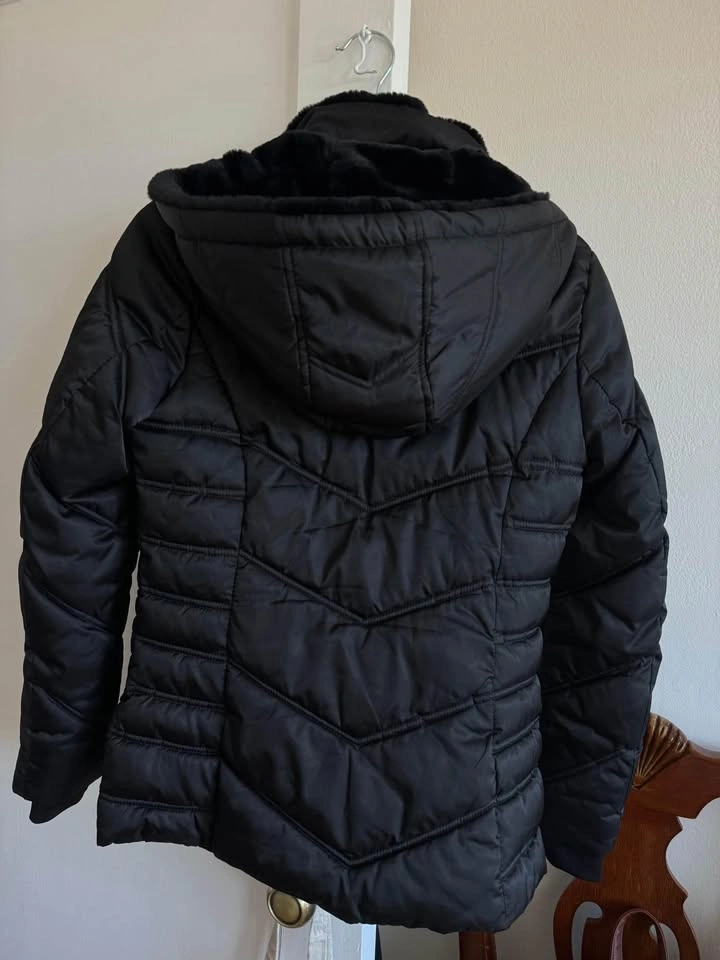 XS Nautica Women's Stretch Puffer Detachable Hood Jacket - photo 4