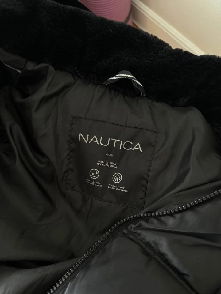 XS Nautica Women's Stretch Puffer Detachable Hood Jacket - photo 5