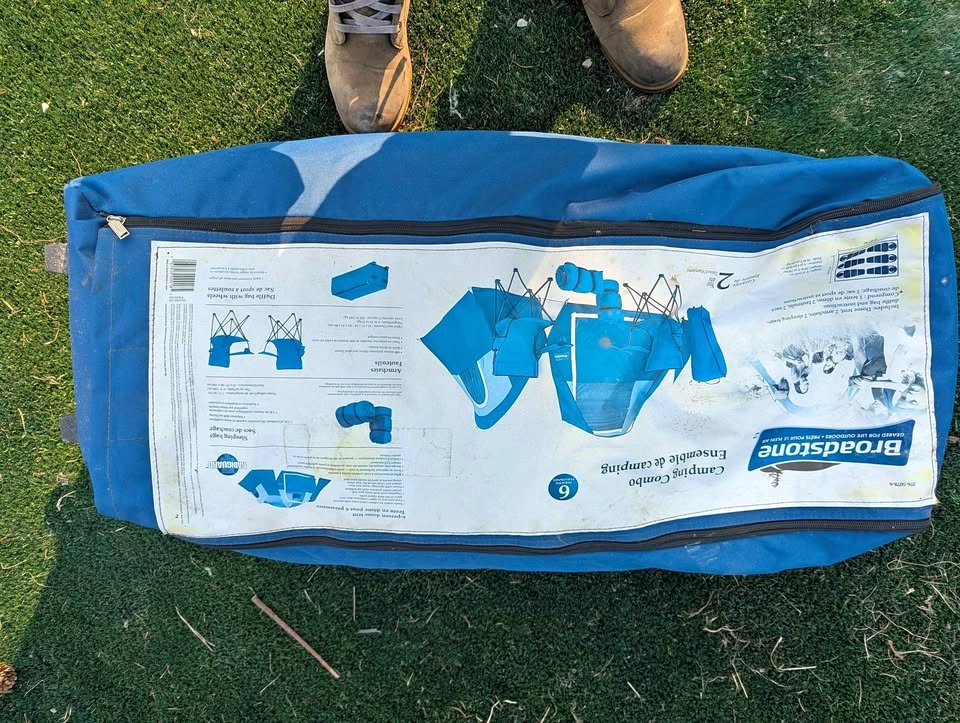 6-Person Camping tent Combo and chairs