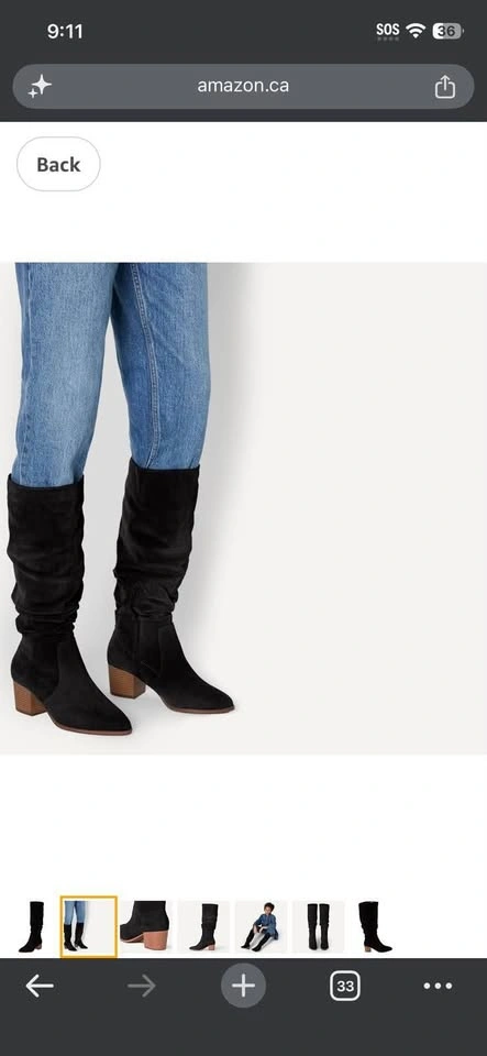 Amazon Essentials Women's Slouch Boots - photo 2