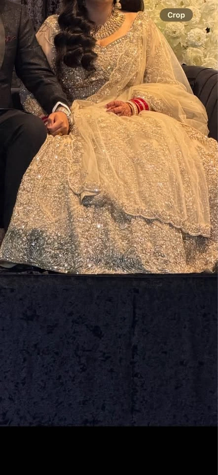Gold Embellished Bridal Lehenga - photo 2