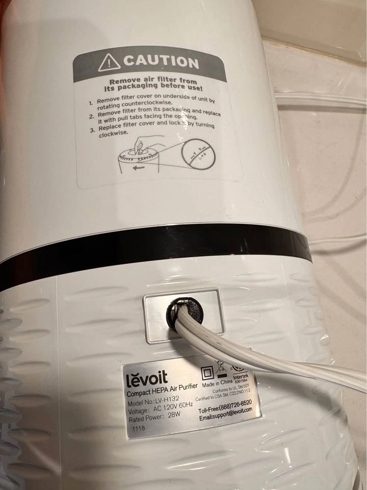 Levoit LV-H132 Compact HEPA Air Purifier - photo 3