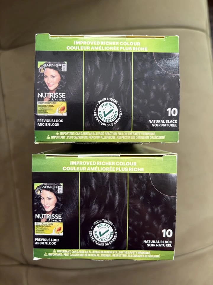 New Garnier black hair dye 2 boxes - photo 3