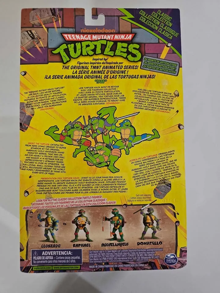 Teenage Mutant Ninja Turtles Classic Leonardo NEW image indicator(2)
