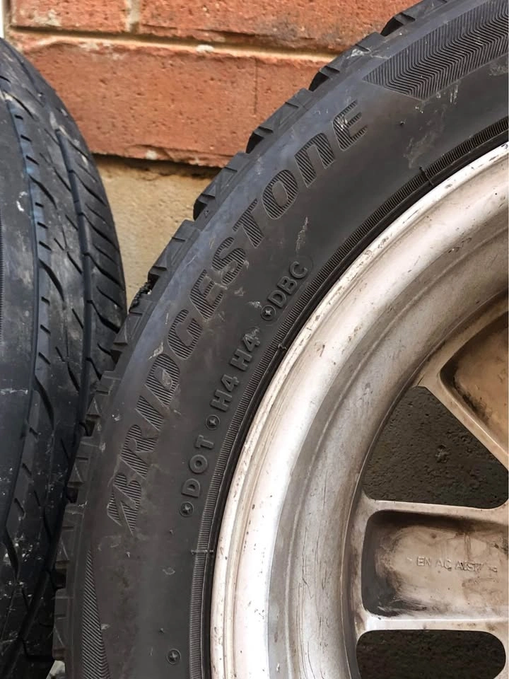205/50/R17 Bridgestone Blizzak Winter Tires on Mini Cooper Wheel - photo 4