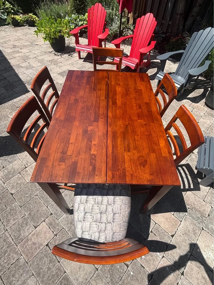Dining set - square table 8 chairs, cocktail height - photo 4