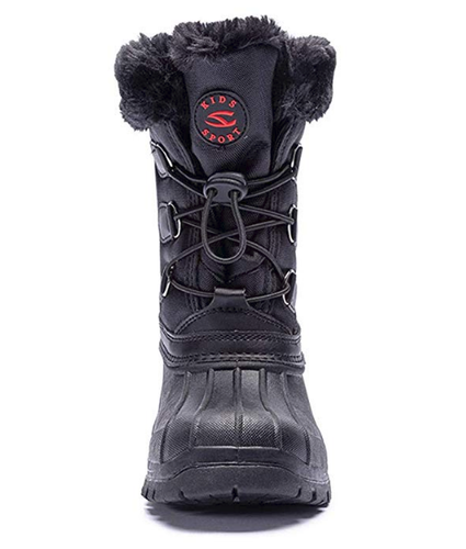 Kids Snow Boots Waterproof Boys Winter Boots Faux Fur Lined - photo 5