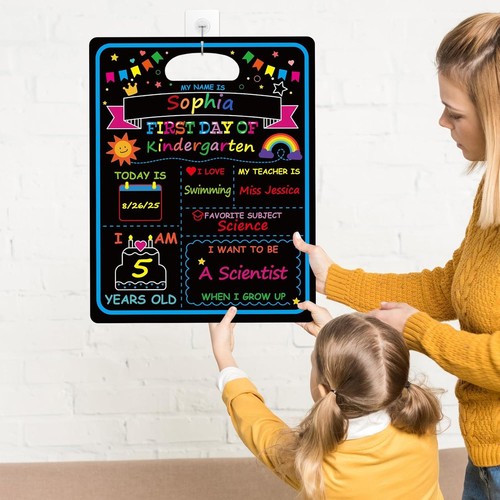 First Day of School Sign Board with Liquid Chalk Markers - photo 2