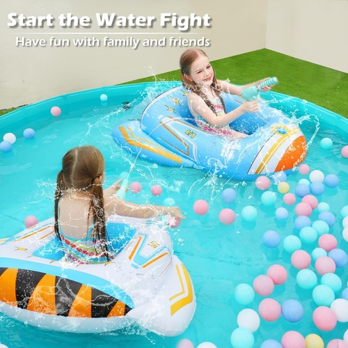 Jasonwell Inflatable Kids Airplane Pool Float with Squirt Gun - photo 5
