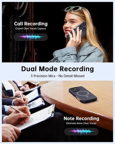 AI Voice Recorder Phone Case for iPhone 15 Pro Max - photo 3