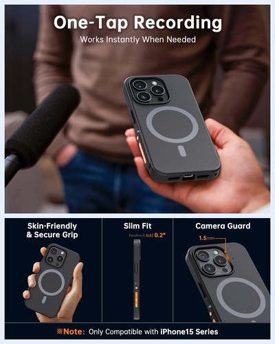 AI Voice Recorder Phone Case for iPhone 15 Pro Max - photo 4