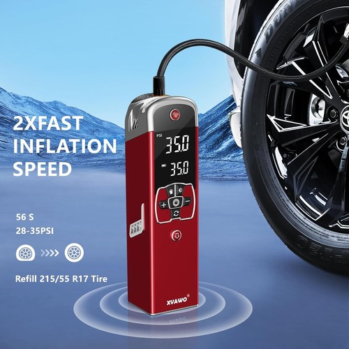 Car Tire Inflator Air Compressor 150PSI Portable Air Pump - photo 2