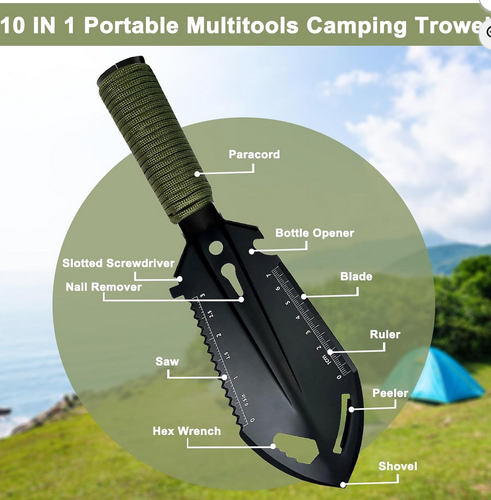 Hori Hori Garden Tool - 10-in-1 Multitool Trowel - photo 3