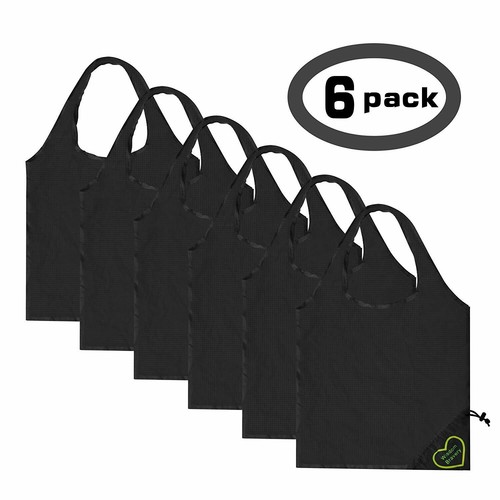 6 Pack Reusable Grocery Bag Heavy Duty Shopping Tote - photo 5